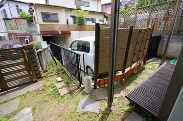 神奈川県藤沢市S様 駐車場、大型バイク置き場施工事例