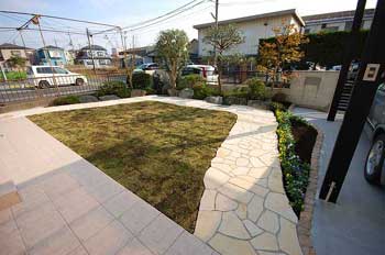 神奈川県藤沢市 洋風ガーデン施工事例