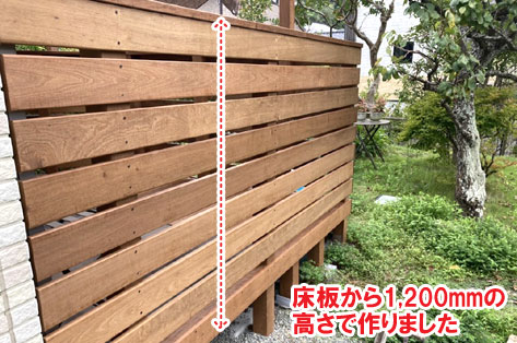 犬を庭でリード無しで自由にフリーに遊ばせたい!ウッドデッキ・ウッドフェンス庭施工事例 神奈川県 鎌倉市