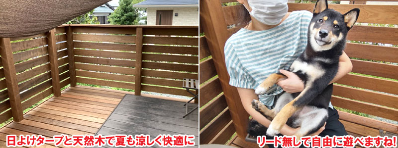 犬を外で飼いたい、をウッドデッキで実現 神奈川県茅ヶ崎市M様邸ドッグラン風ペットの庭/犬:リード無しで庭を自由に走ろう!ドッグラン施工例~ 神奈川県,鎌倉市,横浜市,川崎市,相模原市,藤沢市,茅ヶ崎市,厚木市,大和市,海老名市,小田原市,二宮町,大磯町,寒川町,平塚市