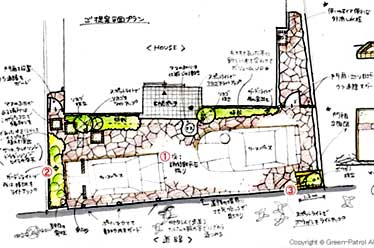 神奈川県鎌倉市Y様 造園 外構 石貼り施工事例