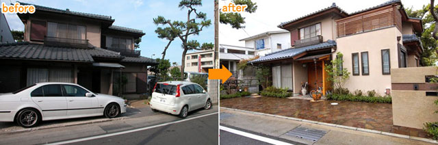 神奈川県鎌倉市Y様 駐車場,バイク置き場施工事例