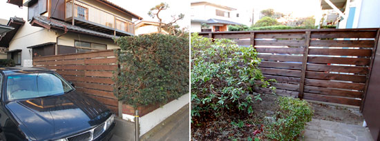茅ヶ崎市B様邸 ウッドフェンス工事・剪定施工例 雑草 造園 外構 エクステリア 剪定 お庭のリフォームはグリーンパトロール 神奈川県・鎌倉市・横浜市・川崎市・相模原市・藤沢市・茅ヶ崎市・厚木市・大和市・海老名市・小田原市・二宮町・大磯町・寒川町・平塚市