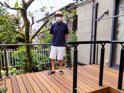 お客様の声/グリーンパトロールの口コミ、評判~神奈川県川崎市D様邸 ウッドデッキ施工の感想・口コミ・評判