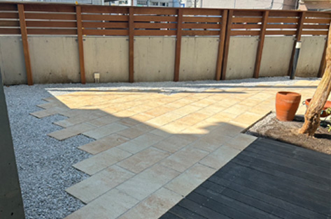 庭の草取りから逃れ、綺麗な庭にしたい 施工後 横浜市M様
