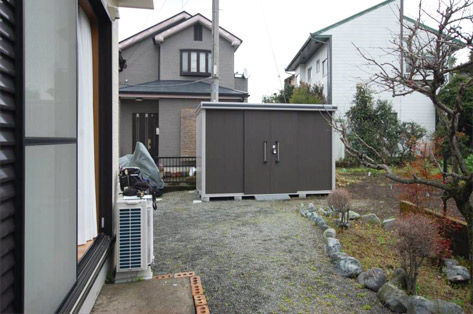 神奈川県秦野市K様邸 中古住宅を購入 広めな庭の雑草対策 施工前