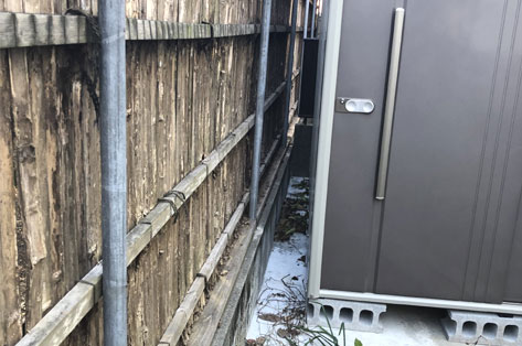 神奈川県 鎌倉市 中古物件の一軒家(住宅)を購入後の庭リフォーム・庭工事 和風な庭 施工前