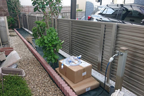 神奈川県川崎市宮前区 花壇と通路を整備 施工後