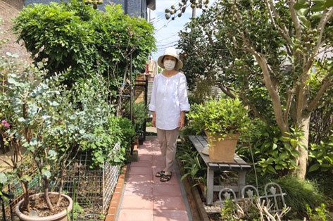 神奈川県川崎市宮前区 N様邸の奥様が写真撮影に協力してくださいました