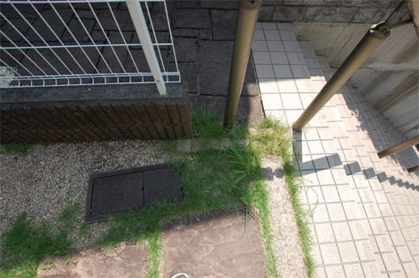 横浜市 O様邸 玄関前 施工前