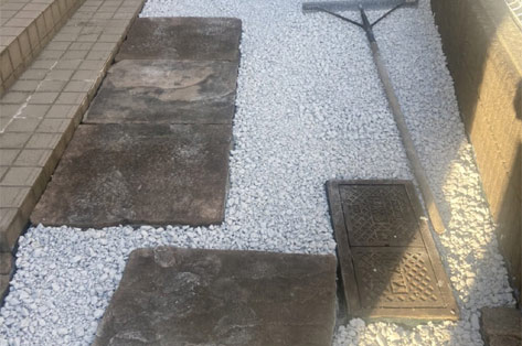 横浜市 O様邸 玄関前 施工後