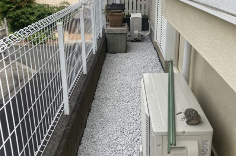 横浜市 O様邸 家周り西側 施工後