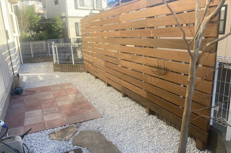 横浜市 O様邸 庭リフォーム 施工後