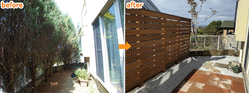 お客様の声/グリーンパトロールの口コミ、評判～神奈川県茅ヶ崎市S様邸 お手入れいらずで快適に。目隠しと人工芝の安心ドッグガーデン・感想・口コミ・評判