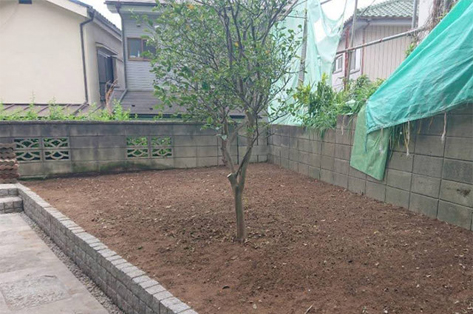 横浜市 O様邸 除草後