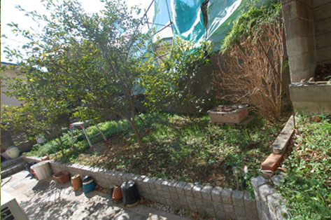 横浜市 O様邸 庭リフォーム 施工前