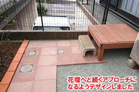 神奈川県 横浜市  土の庭をどうにかしたい　砂利の庭をおしゃれに