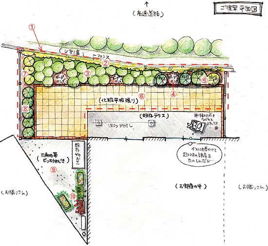 横浜市 S様邸 ササ、笹 雑草対策 タイルテラス、タイル張り、タイル貼り 工事 横浜市港南区