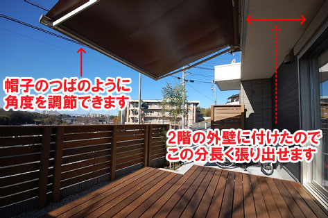 神奈川県横浜市 ウッドデッキ、目隠しフェンス&おしゃれ日よけ屋根・シェード・テント・タープ、駐輪場・自転車置き場施工事例