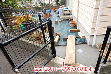 神奈川県横浜市泉区 ウッドテラス収納施工例